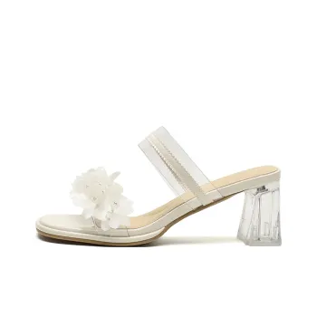 FIVE PLUS Slide Slippers Women's Beige