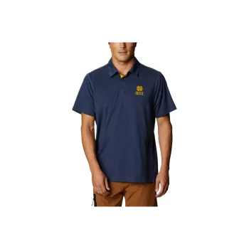 Columbia Collegiate Tech Trail Polo Shirt Men's Marine Blue