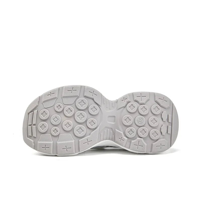La Chapelle Low Top Chunky Sneakers Women's Silver-3