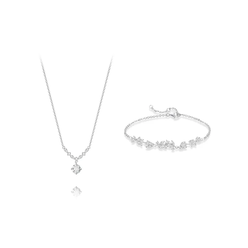 KUMET Zircon Necklaces Women's Couple Bestie Same Style-2