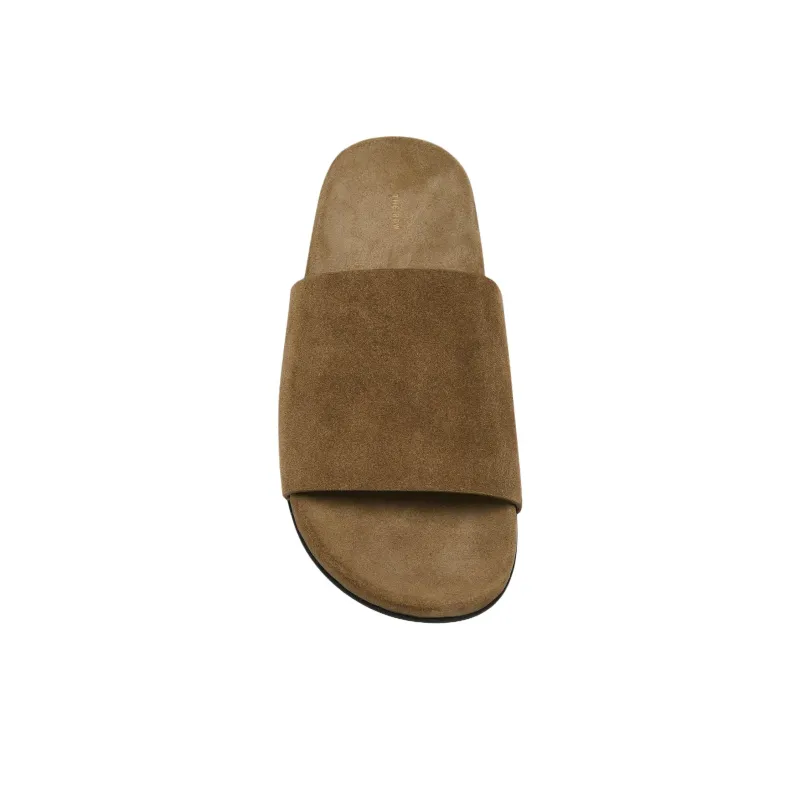 THE ROW Quiet Slide Slippers Men's Umber-3