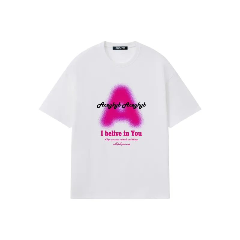 YK&YB T Shirts Unisex White-0
