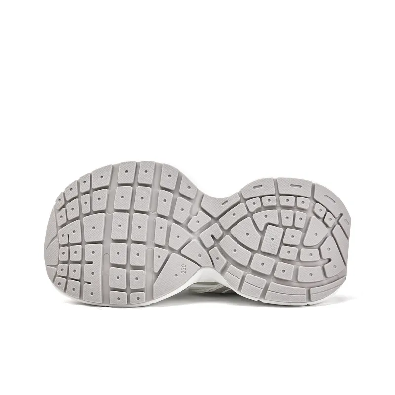 La Chapelle Low Top Chunky Sneakers Women's Gray-4