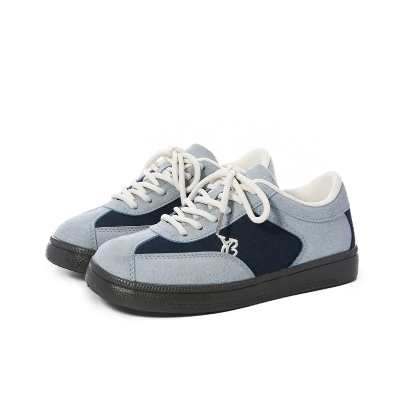 The New Age Family Low Top Skateboard Shoes Women's Light Blue-1