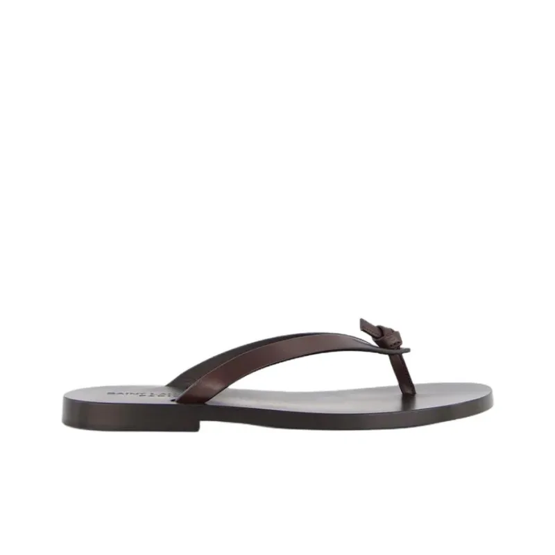 SAINT LAURENT Flip Flops Women's Brown-1