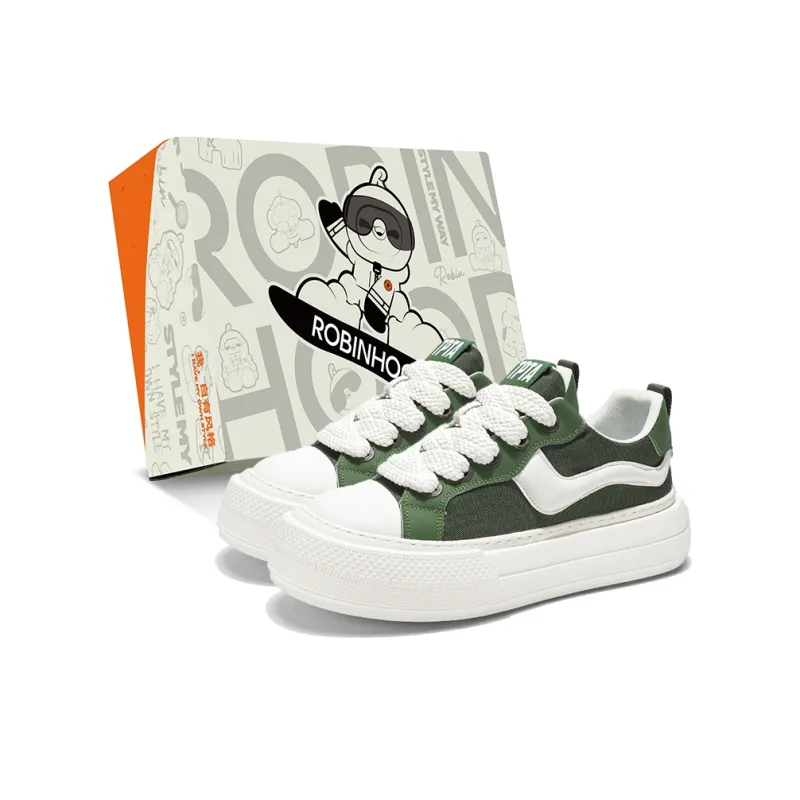 ROBINHOOD Slip Resistant, Abrasion Resistant, Lightweight, Breathable Low Top Skateboard Shoes Men's Box Included-5