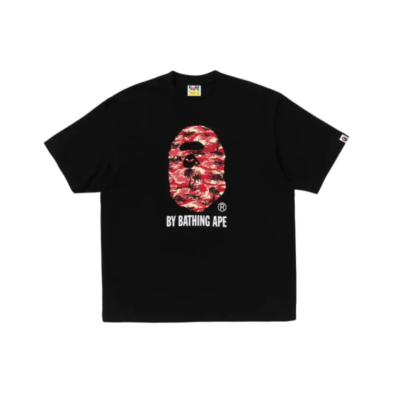 Bape Palm Tree Camo By Bathing Ape Relaxed Fit Tee-0