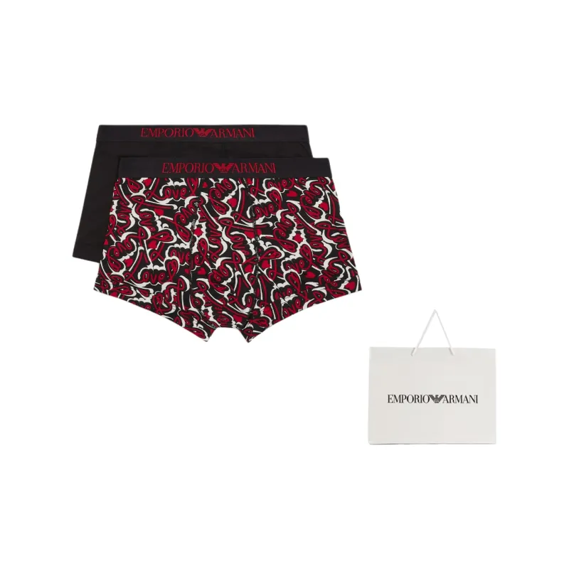 EMPORIO ARMANI Two pack Of Valentine's Day Capsule Collection Boxer Briefs-2