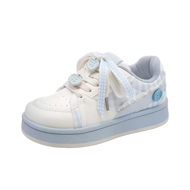 BINGO DUCK Slip Resistant Low Top Skateboard Shoes Women's-16