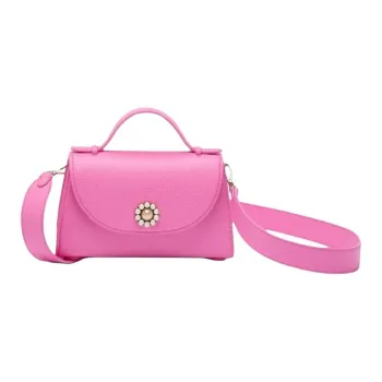 SIMONE ROCHA Leather One Shoulder Handbag Women's Pink