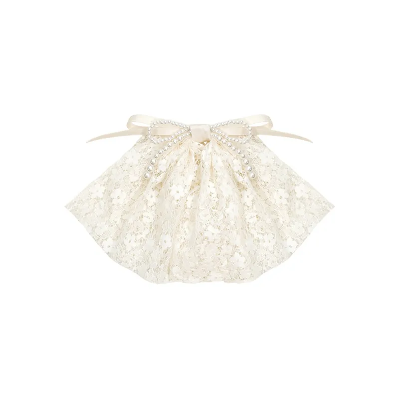 SHINE Fabric, Shell Pearl Hair Clips Women's-0