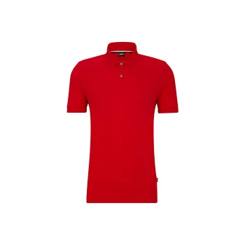 HUGO BOSS Polo Shirts Men Red