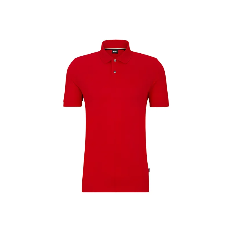 HUGO BOSS Polo Shirts Men Red-0