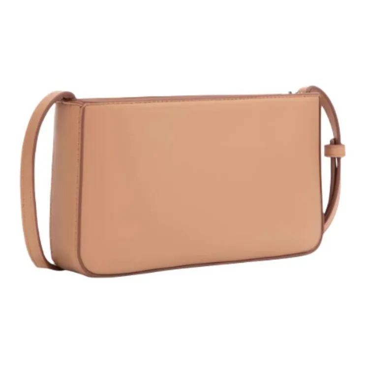 CALVIN KLEIN Synthetic Material Shoulder Bag Medium Size Women's Khaki-2