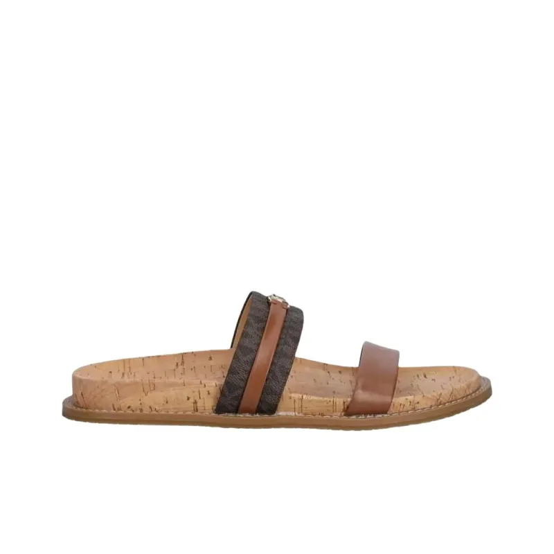 MICHAEL KORS Slip Resistant Slide Slippers Women's Brown-1