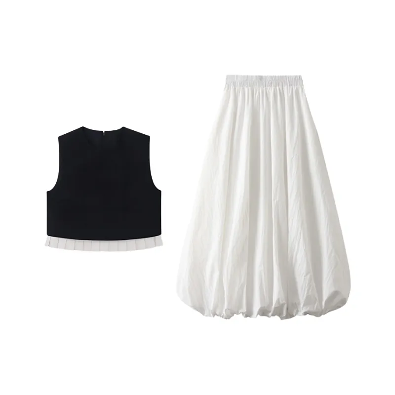 XIAOJUCHUANLI Skirt Set Women's-0