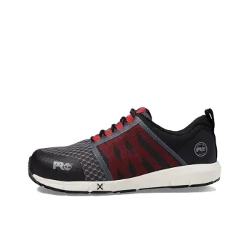 Timberland PRO Low Top Running Shoes Men's Black Red