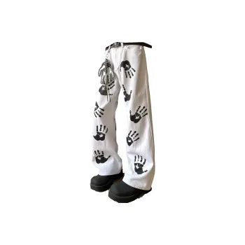 KLAMMKICKS Jeans Unisex White