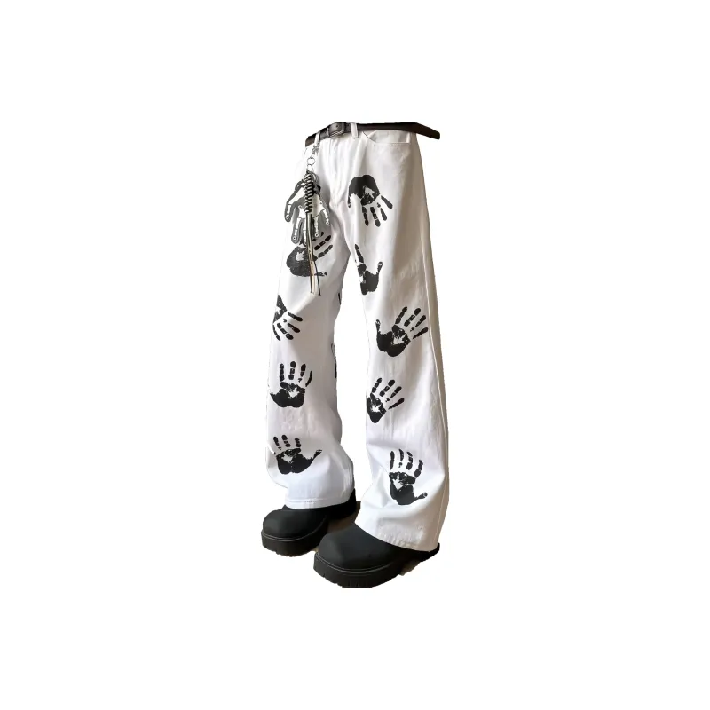 KLAMMKICKS Jeans Unisex White-0