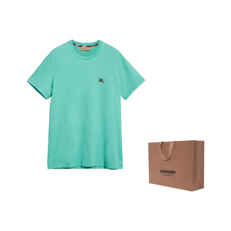 Burberry T Shirt Men's Light Green-6