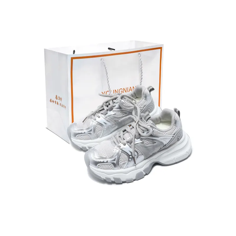Yang Nianhua Anti Slip Wear Resistant Low Top Chunky Sneakers Women's-10