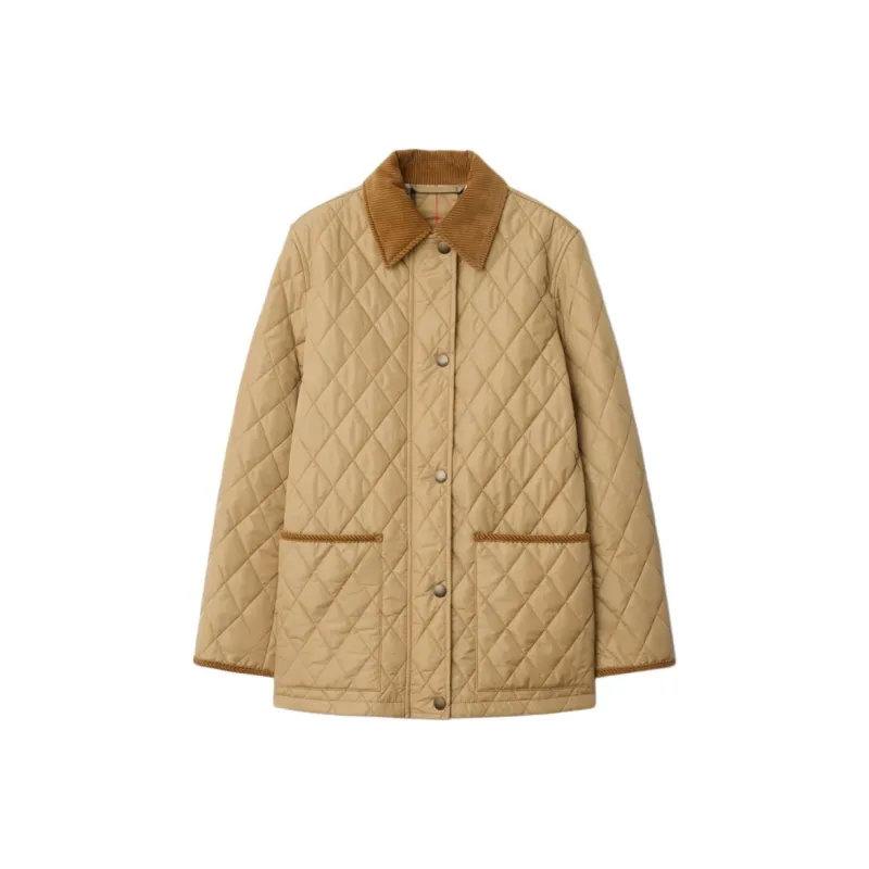 Burberry Cropped Quilted Jacket-0