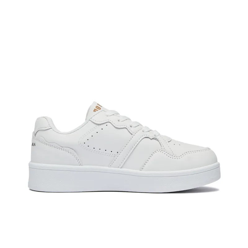 MEXICAN Slip Resistant, Abrasion Resistant, Lightweight Low Top Skateboard Shoes Women's White-2