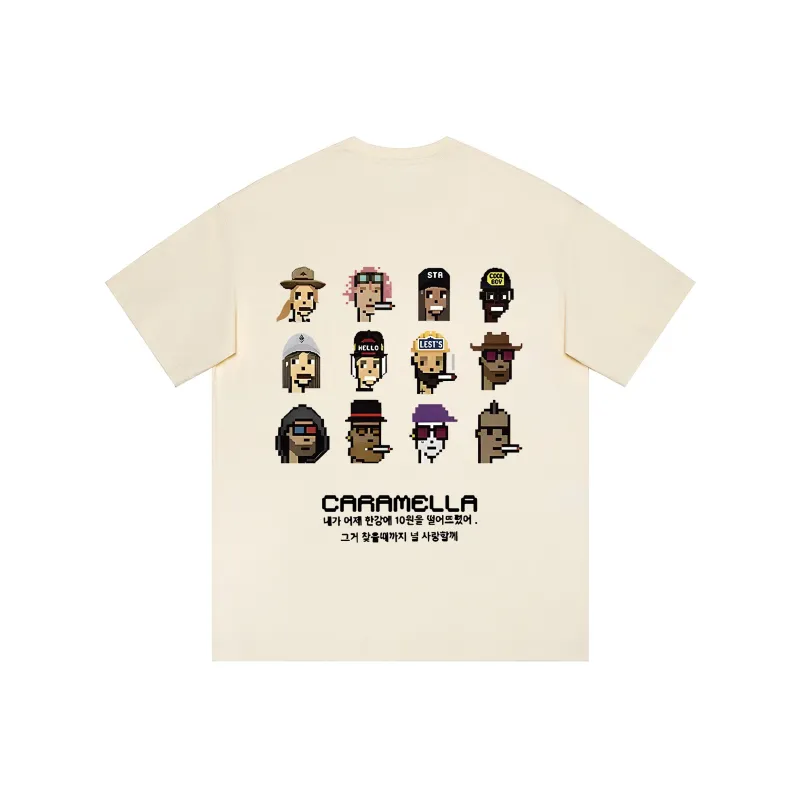 Caramella Drop Shoulder Sleeve T Shirt Women's-9