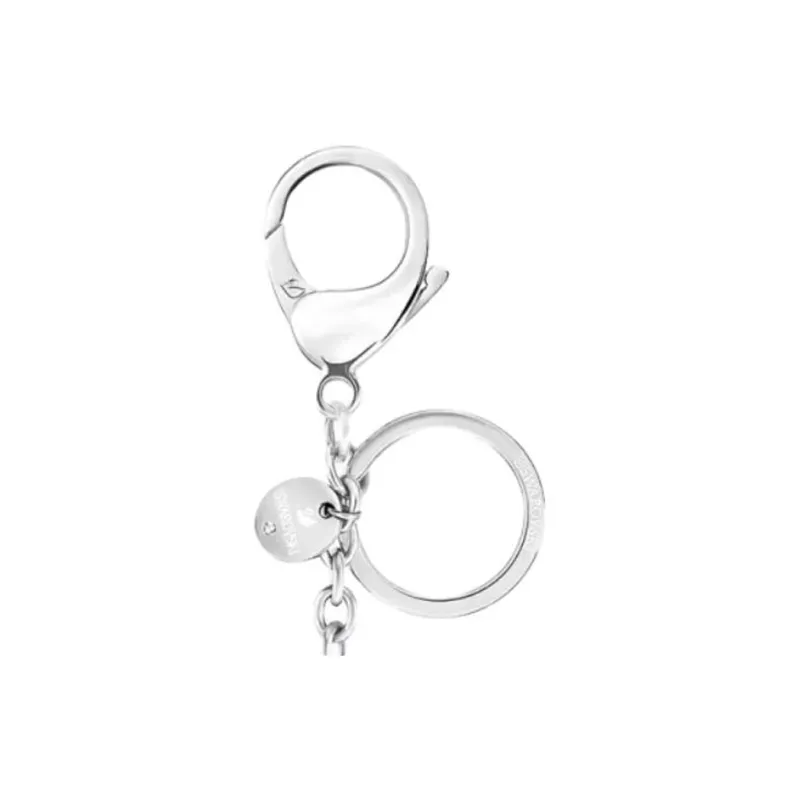 Swarovski Faux Crystal Keychains Unisex Silver-1