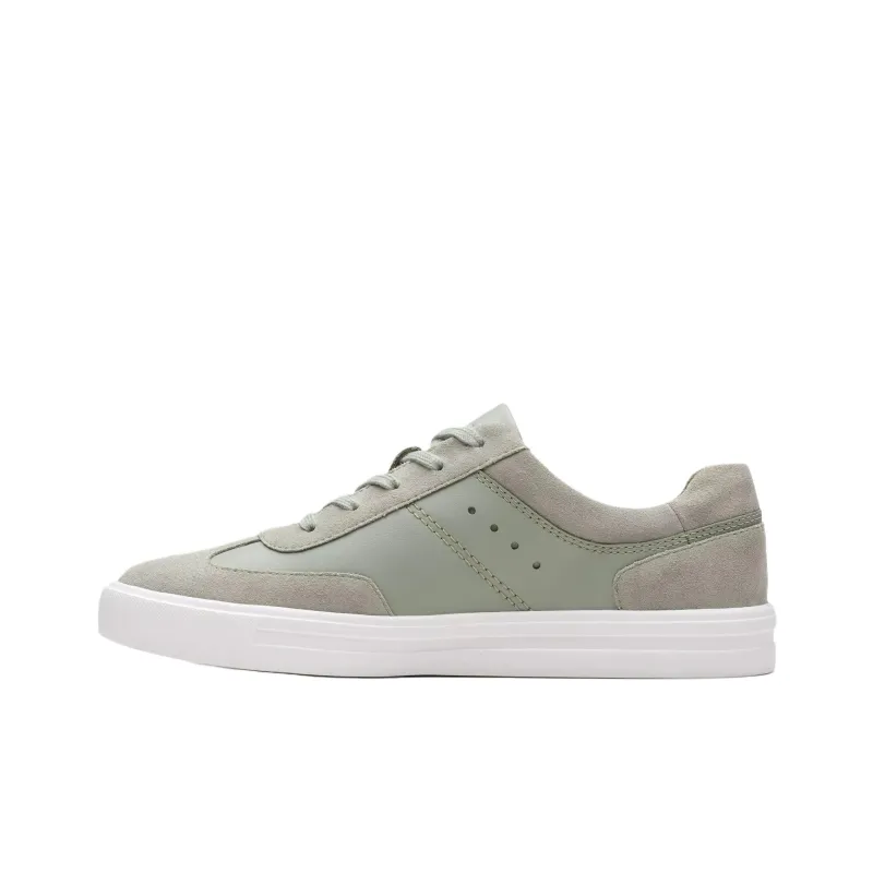 Clarks Makea Court Low Top Skateboard Shoes Women's Green-1