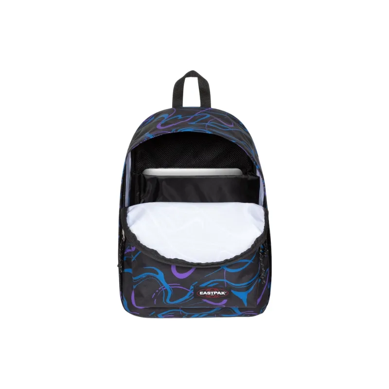 EASTPAK Nylon Backpack Medium Size Unisex Black & Multicolor-2