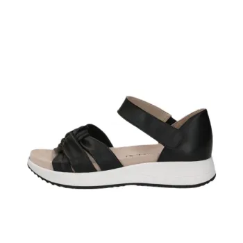 CAPRICE Memo Rem F One Strap Sandals 4cm Women's Black