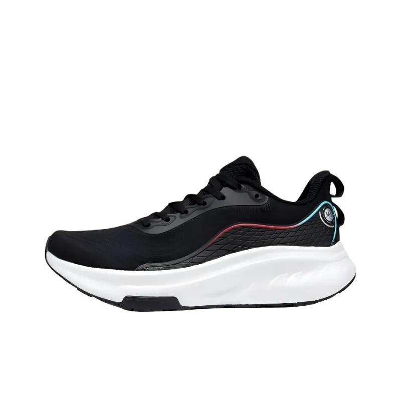 361° Anti-Slip And Wear-Resistant Breathable Low-Top Running Shoes Men's Black-0