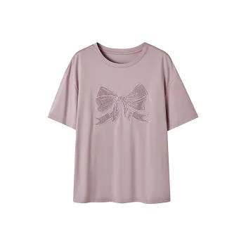 LUYOUYE T Shirts Women's Sheer Pink