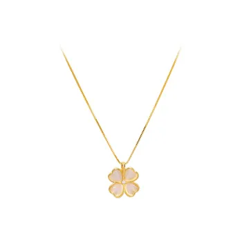 MAXTHINK S925 Silver Necklaces Women's Gold/Silver