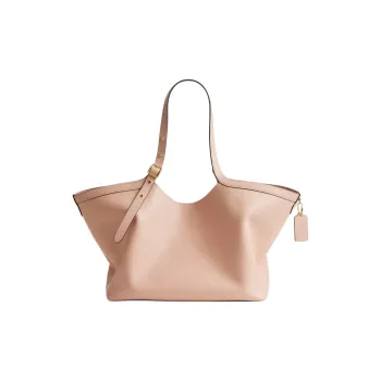 COACH Gramercy Grain Leather Tote Bag, Shopping Bag, Handbag, Shoulder Bag Tubas Women's Cream White
