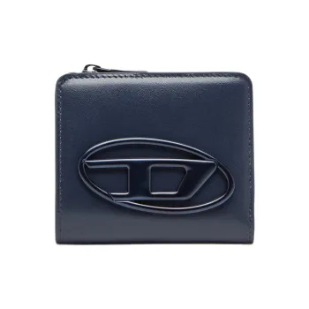DIESEL Cow Leather Wallet Men's Blue