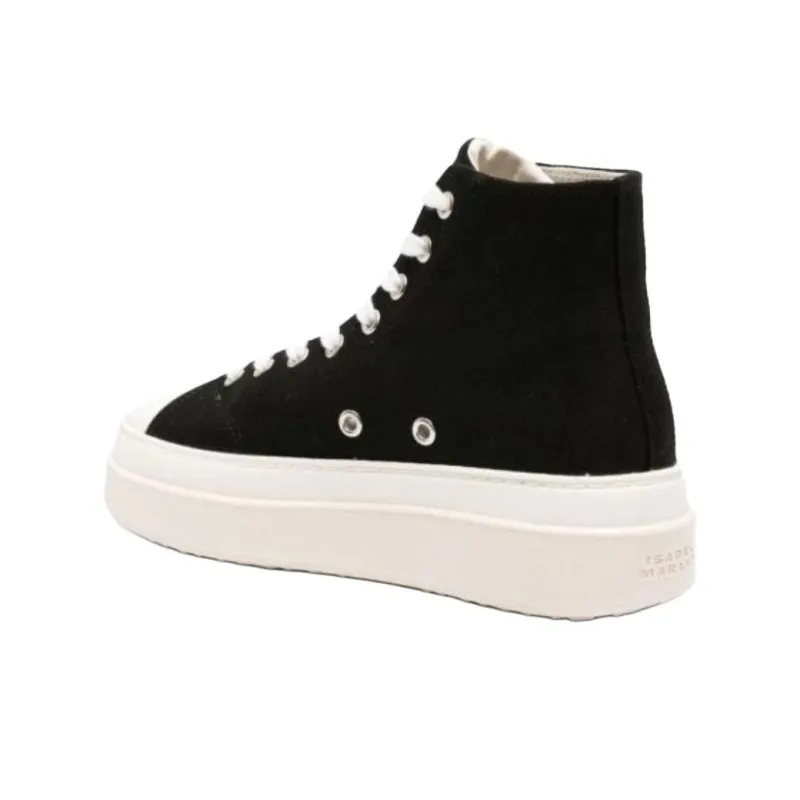 ISABEL MARANT High Top Skateboard Shoes Women's Black-3