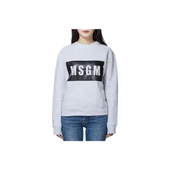MSGM Sweatshirt Women's Light Gray