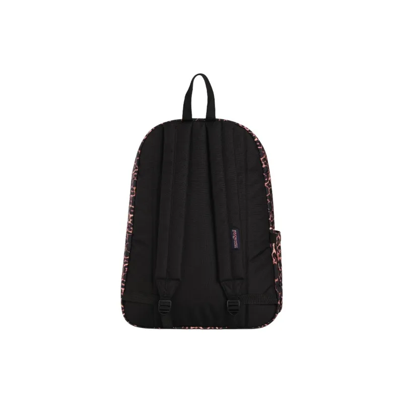 JanSport Polyester Backpack Regular Unisex Black And White Panther Print/Brown Leopard Print-3