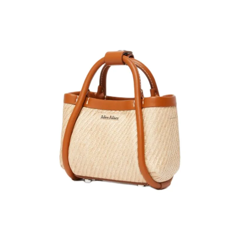 MaxMara Polyamide Tote Bag, Shopping Bag, Shoulder Bag, Crossbody Bag, Handbag Trumpets Women's Mustard Yellow-1