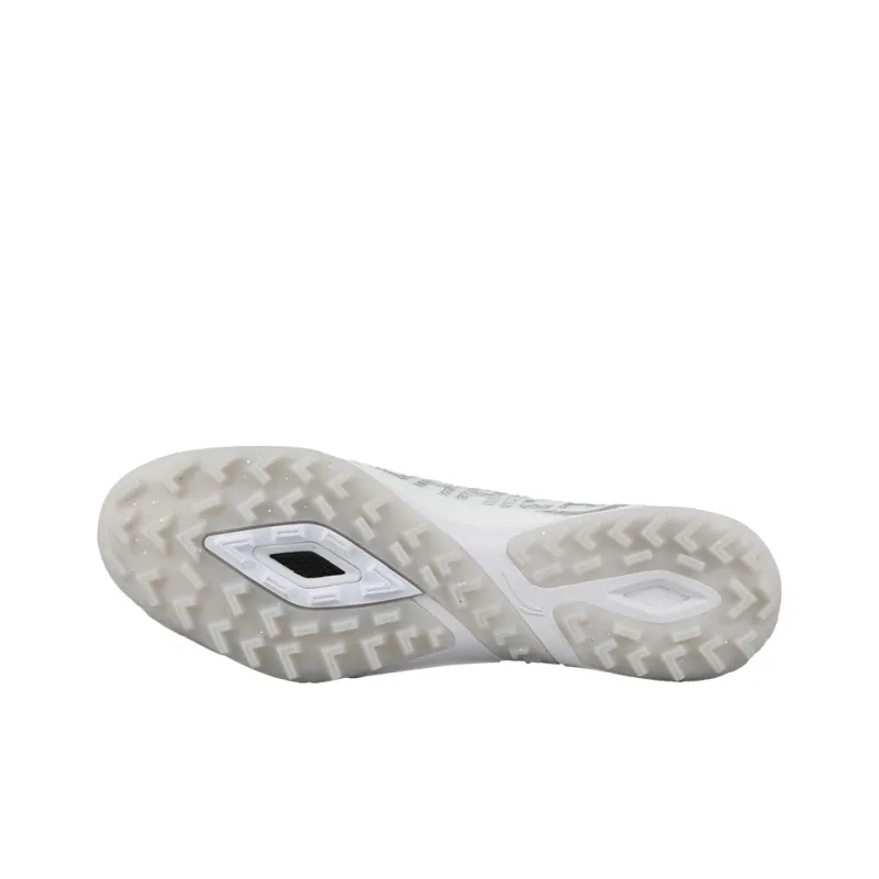 LINING Soccer Shoes Men High Top White Silver-4