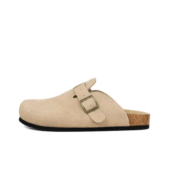 MR.A Abrasion Resistant Wrap toe Slippers Unisex Camel