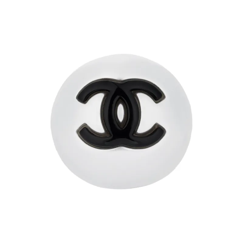 CHANEL 2001 Button Clip on Earrings-1