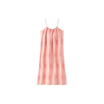 Q'NIANMA Nightgown Women's Tie Dye Orange
