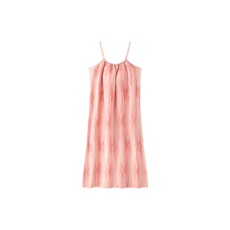 Q'NIANMA Nightgown Women's Tie Dye Orange-0