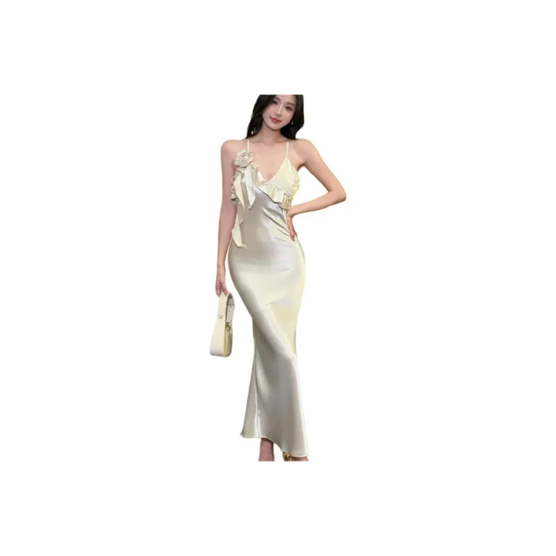 Si Bei'er Slip Dresses Women's-0