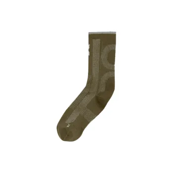 On x PLEASURES X The Loop Running Supply Co. Mid Calf Socks Unisex 1 Pack Olive Green