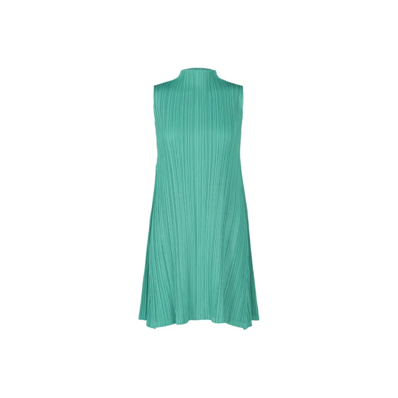 PLEATS PLEASE ISSEY MIYAKE Sleeveless Dress Women's Green-0