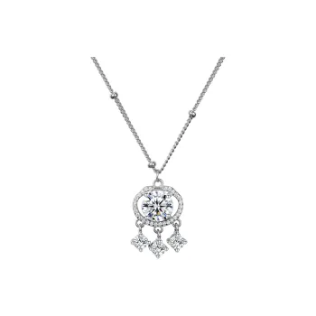 Barbie S925 Silver Necklaces Women's Silver